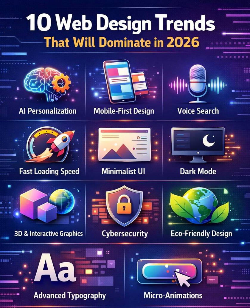 10 Web Design Trends That Will Dominate in 2026