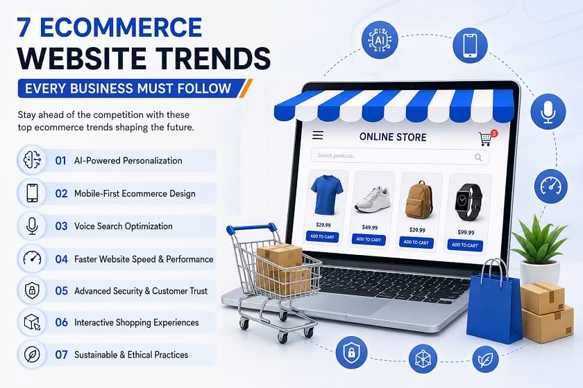 7 Ecommerce Website Trends Every Business Must Follow