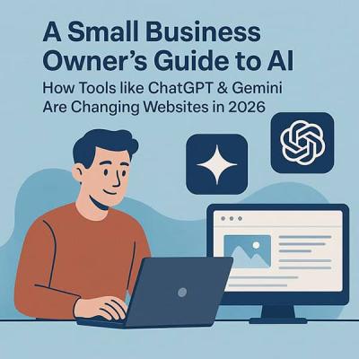 A Small Business Owner's Guide to AI: How Tools like ChatGPT & Gemini Are Changing Websites in 2026