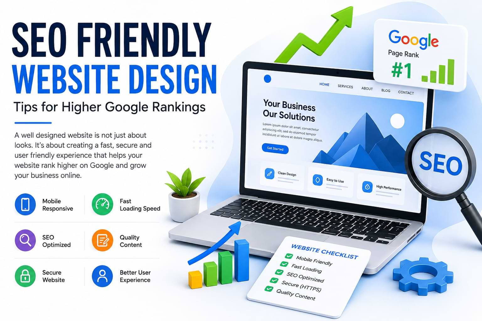 SEO Friendly Website Design Tips for Higher Google Rankings