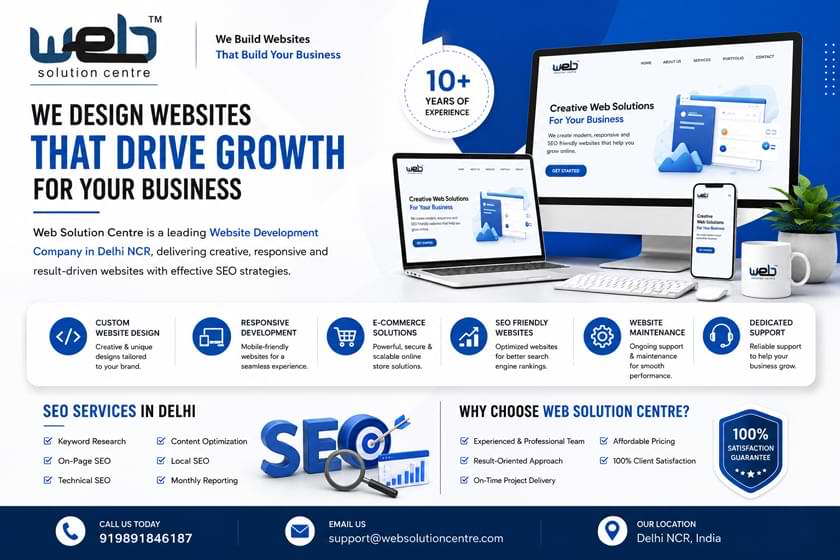 Which Is The Best Web Designing Company In Delhi & Around India?