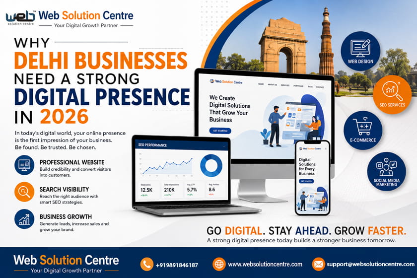 Why Delhi Businesses Need a Strong Digital Presence in 2026