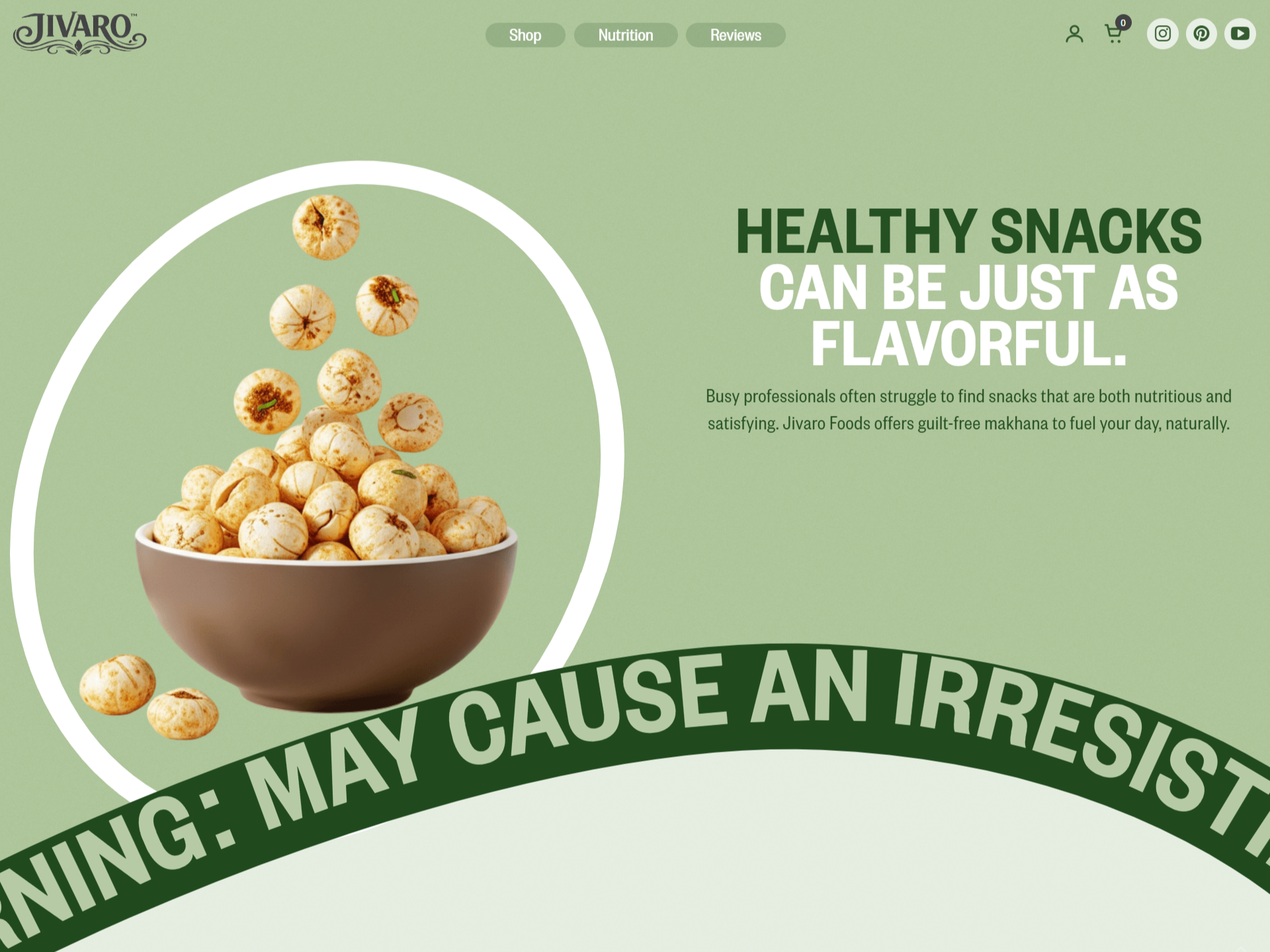 Jivaro Foods website project