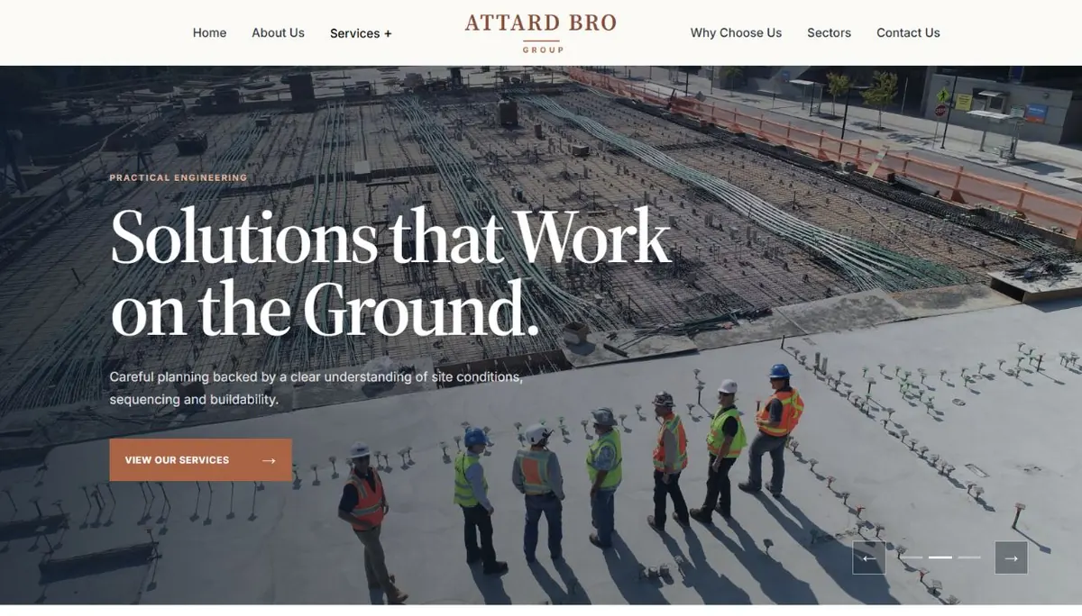 Attard Bro Group website project