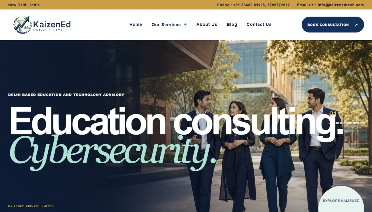 KaizenEdTech website project