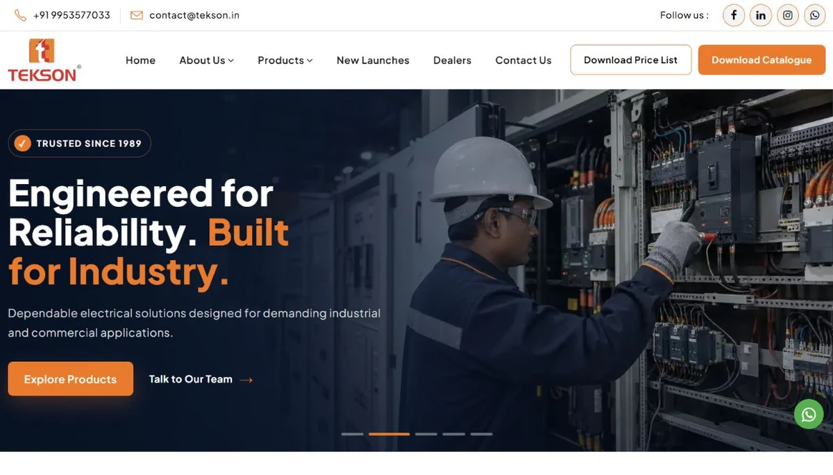 Tekson website project